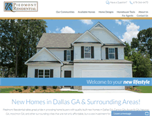Tablet Screenshot of piedmontresidential.com